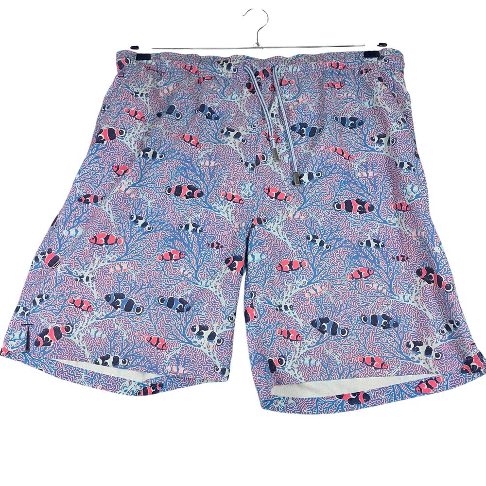 Peter Millar Friends and Anemones Seaside Swim Trunks